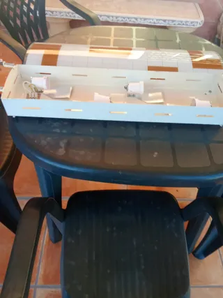 Lámpara de techo metálica