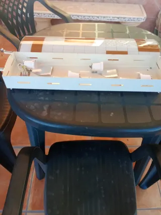 Lámpara de techo metálica