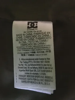 Abrigo Parka DC Talla 16 Años Verde