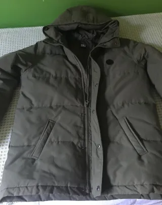 Abrigo Parka DC Talla 16 Años Verde
