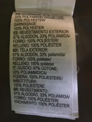 Abrigo Parka DC Talla 16 Años Verde