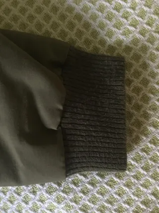 Abrigo Parka DC Talla 16 Años Verde