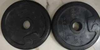 Discos de gimnasio 4.4 LBS