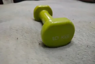 Mancuerna 1 kg verde