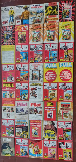 TEX Lotto 40 fumetti serie non consecutiva 251 294