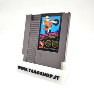 Excitebike Nintendo NES PAL ITA GBR Cartuccia