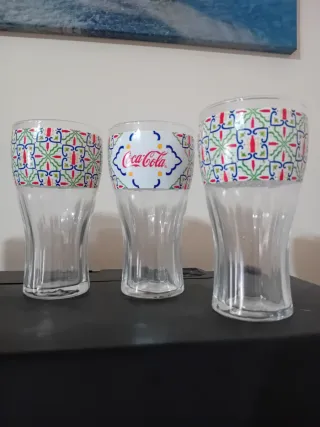 Set 6 Bicchieri Coca-Cola Design Etnico