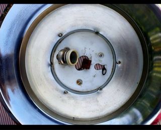 Lámpara Vintage Cristal y Metal