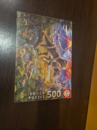 Puzzle Educa 500 Piezas Dinosaurios