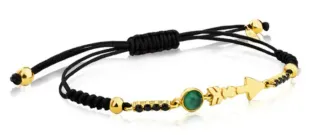 Pulsera TOUS Follow Vermell Baño Oro y piedras