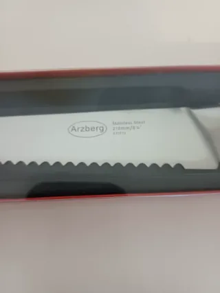 Coltello da Pane Arzberg Acciaio Inox 210 mm Nuovo