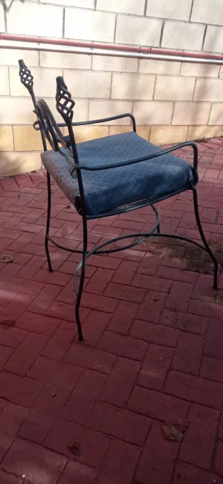 Sillón de forja para salón o dormitorio