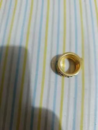 Dos Anillos Bimba y Lola Dorado Multicolor