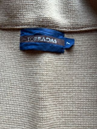 Chaqueta punto Torradas hombre beige/marrón