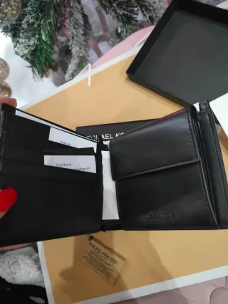 Portafoglio Michael Kors uomo nero monogram