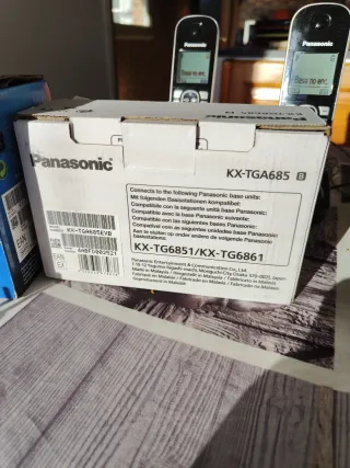 Teléfono Inalámbrico Panasonic Negro/Plata