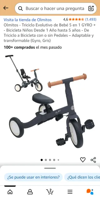 Triciclo 5en1 Gyro by Olmitos