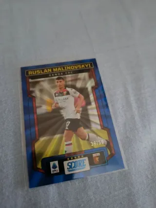 Card Score Serie A numerate