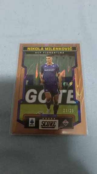 Card Score Serie A numerate