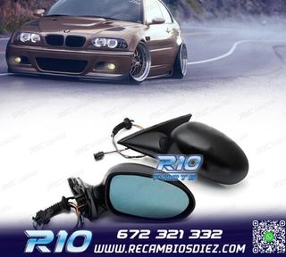 ESPEJOS RETROVISORES BMW E46 COUPE CABRIO ABATIBLES CALEFACT