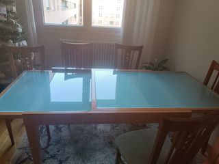 Mesa comedor y 6 sillas