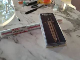 Set compasso Staedtler e scalimetro ARDA