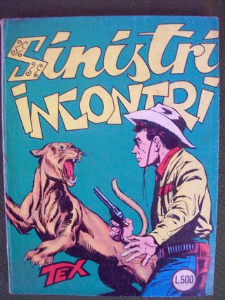 TEX Gigante Lotto 5 fumetti numeri bassi RISTAMPE
