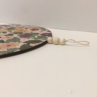 Tabla decorativa de madera con decoupage floral