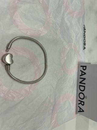 Pulsera Pandora Corazón Plata