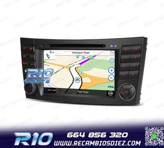 RADIO NAVEGADOR 7" PARA MERCEDES CL. E W211 CLS W219 USB GPS
