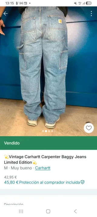 Vaqueros Carhartt Doble Rodilla Loose Fit