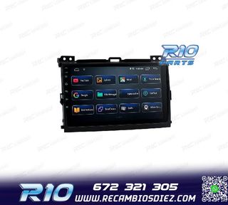 RADIO GPS ANDROID 12 PARA TOYOTA LAND CRUISER 02-09