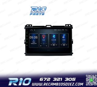 RADIO GPS ANDROID 12 PARA TOYOTA LAND CRUISER 02-09