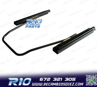 KIT ASIENTO BAQUET UNIVERSAL CUERO NEGRO ESTILO SPORTSTER CU