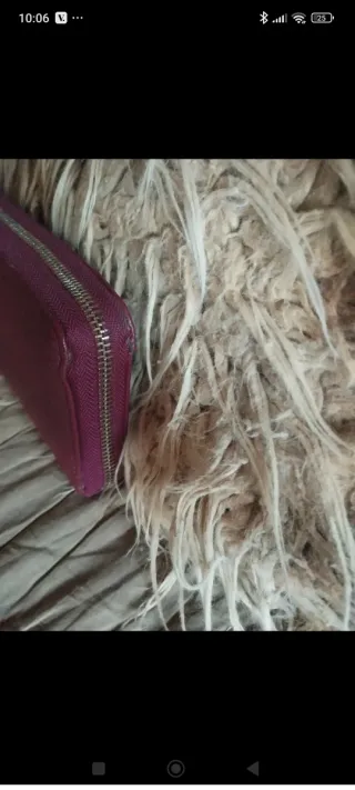 Portafoglio Guess grande rosso bordeaux similpelle