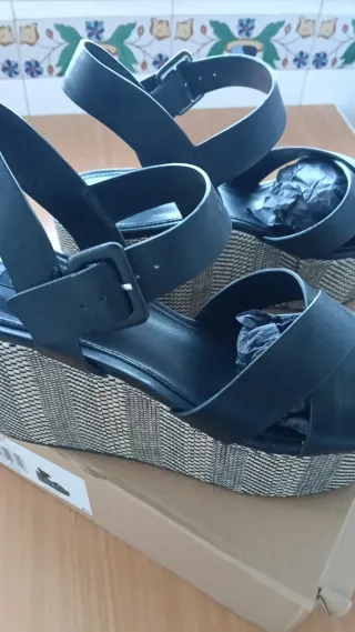 Sandalias Mango Plataforma Mujer