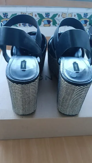Sandalias Mango Plataforma Mujer