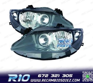 FAROS PARA SEAT IBIZA VI 09-12 FONDO NEGRO