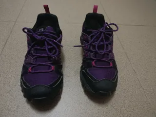 Zapatillas Salomon Trekking Mujer Morado/Rosa