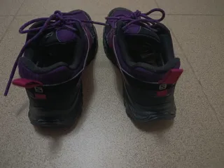 Zapatillas Salomon Trekking Mujer Morado/Rosa