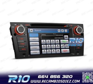 RADIO NAVEGADOR 7" BMW SERIE 3 E90 91 92 93 05-10 USB GPS TA