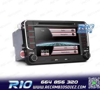 RADIO NAVEGADOR 7" PARA SEAT SKODA VOLKSWAGEN VW USB GPS TAC