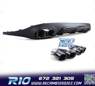 DIFUSOR MERCEDES CLASE E C238 16- LOOK AMG E53 + COLAS ESCAP