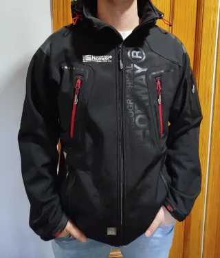 Chaqueta Geographical Norway Negra