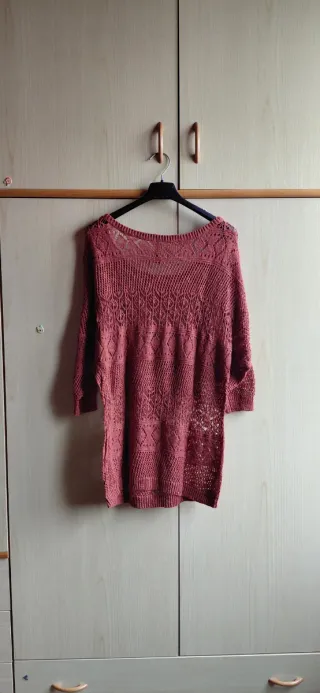 Pullover a maglia traforata donna Jean Pascale (M)