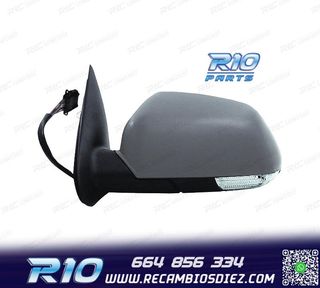 ESPEJO COMPLETO IZQUIERDO SKODA OCTAVIA 04-09 LUZ SUELO
