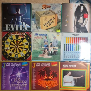 Lote 51 Vinilos Varios: Pop, Rock, Latino