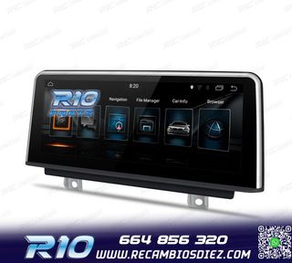 RADIO GPS ANDROID 14 BMW SERIE 3 SERIE 4 10,25"