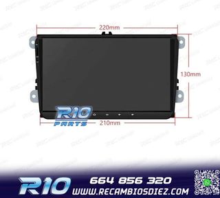 RADIO GPS ANDROID 14 PARA VOLKSWAGEN VW SEAT SKODA LCD TACTI