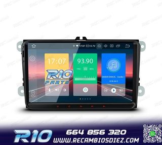 RADIO GPS ANDROID 14 PARA VOLKSWAGEN VW SEAT SKODA LCD TACTI